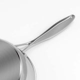 SOGA 3X Stainless Steel Fry Pan Frying Pan Top Grade Induction Skillet Cooking FryPan FRY626465