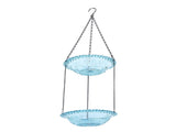 Hanging Birdbath Bird Feeder Double Layers Innovative Large Space Solar Fountain Hanging Bird Bath V1294-YM0901-3111240156311