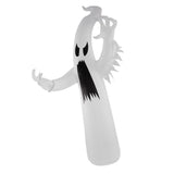 Halloween Inflatable White Ghost with Colorful LED Light IP44 Waterproof Halloween Blow Up Yard V1294-YM0901-3115230073211