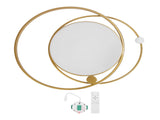 Modern LED Ceiling Light Dimmable Flush Mount Ceiling Lamp with Remote Control for Bedroom Living V1294-YM0901-3119250024611