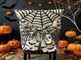 Halloween Dining Chair Slipcover Spooky Chair Back Stretchable Washable Chair Protective V1107-128-77374-F-4PACK