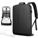 Black Gold Premium Hard Shell Business Backpack with TSA Lock and USB Charging Port, Waterproof V888-ELOSUNG17228