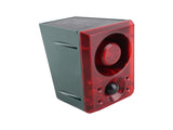 Solar Outdoor Motion Sensor Alarm with Remote Control 3 Mode Sound and Light Alarm and Recording V1294-YM0901-HS7017