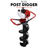 Post Hole Digger 72cc Earth Auger Fence Borer Garden Multiple Drills Bit V379-HOLDIGER0SET01