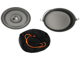 Outdoor Camping Pot Portable Aluminum Alloy Bonfire Hanging Pot with Lid Storage Bag for 68 People V1294-YM0714-3118210282611