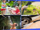 Portable Camping Shower 6000mAh Rechargeable Shower Pump With Smart LED Display 4 Spray Modes V1188-MS-313-0687