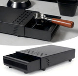 Espresso Knock Box with Drawer, Anti-Slip Carbon Steel Coffee Grounds Container for Espresso Machine V1237-ZY-924-372
