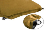 Double Self Inflating Mattress Sleeping Sedue Mat Air Bed Camping Camp Hiking Joinable - beige V610-SELS8521-DOU