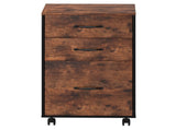 Levede 3-Drawer File Cabinet Mobile Filing Storage Cabinet Organiser Home Office HO0608-BR-AU