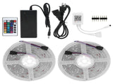 300LED SMD5050 Light Strip 12V IP65 RGB Colorful Lighting with 24Key Remote Control V1294-YM0901-3119210073311