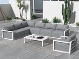 Alfresco 7-Seat Garden Lounge Set White V264-OTF-543A-WHE-8PC