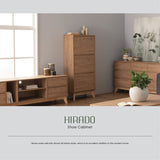 Hirado Tall Shoe Cabinet - Natural V656-372069