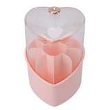 8Pcs Makeup Brushes with Rotating Brush Container Cosmetics Brushes Holderganizer with Clear Lid V1294-YM0901-3117240236412