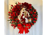 Christmas Wreath Vintage Easy Christmas Wreath for Home 40cm V1263-JX-1684