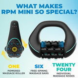rolling wheel massager, percussion massager, deep tissue muscle recovery, full body V1102-141-28716-BLK-GENERAL-PURPOSEMOTOR