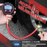 X-BULL Digital tire pressure gauge 250PSI Tyre Air Pressure Car Motorcycle LED V211-AUEB-TG005S