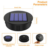 Solar Light Replacement Top Parts 4 Pack, 3.15 Inch LED Warm White Waterproof Kit for Hanging V1189-LC-RY-00026