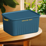 14In Thickened Plastic Folding Storage Box Removable Transparent Lid Large Capacity Quilt Toy V1369-AZ3-W-10243