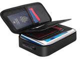 Document Organizer Storage Bag with Combination Lock Travel Folder Documents Passport Holder V1189-WXF-260203-00403