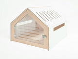 Modern Pet House Dog Crate V600-PB-WW002-D-W