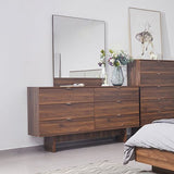 Dresser Mirror with Melamine Finishing 6 Drawers V43-DRS-MYLS