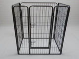 YES4PETS 4 Panel 120 cm Heavy Duty Pet Dog Cat Rabbit Playpen Fence V278-HPL120-4-B-DOOR