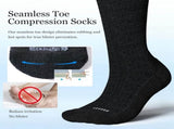 Bamboo Viscose Graduated Compression for Women&Men - Chioned Knee-High 20-30 mmHg Support V1258-DP02-F-507