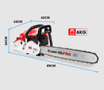 Baumr-AG 52CC Petrol Commercial Chainsaw 20 Bar E-Start Chain Saw V219-CHNSAWBMRA5X2