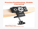 Doweling Jig Kit, Self Centering Dowel Drill Jig for Straight Holes, Aluminum Alloy Woodworking V952-ZJJJJXZKJJ00ELCE6001V0