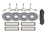 Robotic Vacuum Cleaner Parts Kit For L10 & L10S Pro - Main Brush 4 Side Brushes 4 Filters & 4 Mop V1189-LWWAL-20260327-04563