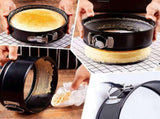 Cake Pan Set - Pack Of 5 Nonstick Round Baking Pans with Removable Bottom, for Mini Cheesecakes V1369-AZ3-W-11683