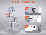 1500W Commercial Electric Meat Bandsaw Stainless Steel Bone Sawing Machine V952-LDSJRJ1500WLQHW2TV3