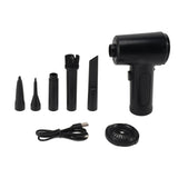 Air Duster With LED Light Cordless 68W High Power Simple Operation 3 Gears Dust Blower for Computer V1294-YM0706-3113230263811