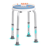VEVOR Chair 360 Degree Rotating, Adjustable Height Stool Seat, Bath Chair for Inside V952-QTLYZYYXFSLHE5HTXV0
