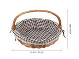 1Pcs Plastic Storage Basket for Easter Celebration Suitable for Household Use in Brown V1366-AZ2-W-21965