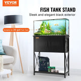 VEVOR Aquarium 20 Gallon Fish Tank 25.6 x 16.5 x 31.9 in Steel and MDF Turtle Tank V952-GMZSZXZJMBXGS21QGV3