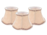 3Pcs Chandelier Lamp Shade Modern E14 ClipOn Fabric Lampshade for Hotels KTV Clubs Apricot V1294-YM0901-3119210069711