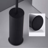 Toilet Brush Brushes and Holders Stainless Steel Handle Brush Set Bathroom Full Closed V1192-AZ-W-16736
