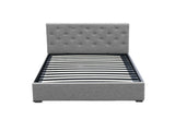 Artiss Bed Frame King Single Size Gas Lift Grey VILA BFRAME-E-VILA-KS-GY-ABC