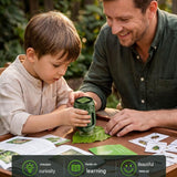 Green Portable Digital Microscope - 1000x Magnification, 1.54 Inch Screen, 8 LED Lights, Photo & V888-ELOSUNG56292-2