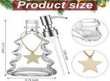 Soap Dispenser - Christmas Tree Shape - Glass - with Stainless Steel Pump - Christmas Decoration V1259-DP01-BO-59