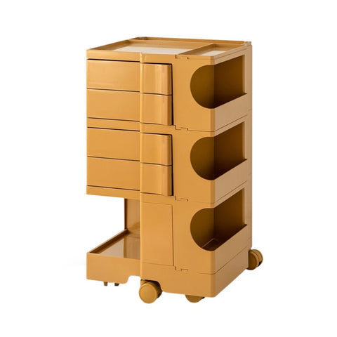 ArtissIn Storage Trolley Bedside Table 5 Tier Cart Boby Replica Yellow AI-PP-TROLLEY-L-YE