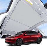 2025/2026 Tesla Model Y Juniper Sunshade Roof, Foldable Heat Blocking,UV Protection & Reflective V1337-K4-C1I0-6TNZ