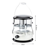Portable Kerosene Heater Lift-Up Heater Indoor Outdoor Heater Camping Heater - White - Size set V1102-132-81194-WHT-SET
