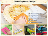 Microfiber Cleaning Cloth, 50 Pack Cleaning Rags& Grey Microfiber Cleaning Cloth -Pack of 50, V1258-DP02-C-1005