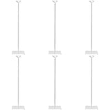 6PCS Transparent Acrylic Balloon Stand Kit, 23.62" Tall Reusable Display Holder with 5.91" x 5.91" V1192-AZ-W-18441