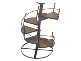 European Style Decorative Plant Shelf Multifuctional Wrought Iron Plant Rack Easy to Install for V1294-YM0714-3115210185311