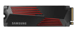 Samsung 990 Pro 1TB with Heatsink Gen4 NVMe SSD 7450MB/s 6900MB/s R/W 1550K/1200K IOPS 600TBW 1.5M V1202-V2-HBS-990PRONV-1TBH