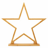 52cm Bamboo Star LED Table Desk Lamp Light Modern Designer - Natural V563-75142