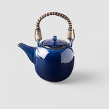 Teapot 11cm Sapphire Blue Glaze V637-C0767
